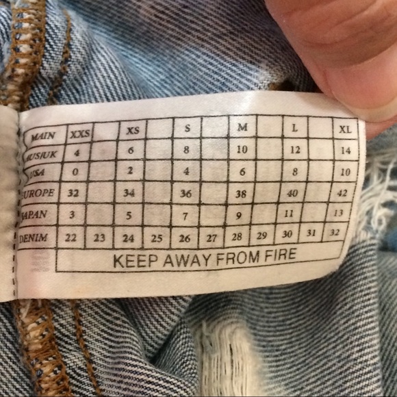 ONE X One Teaspoon Le Cat Distressed Denim Mini Skirt - Picture 7 of 11